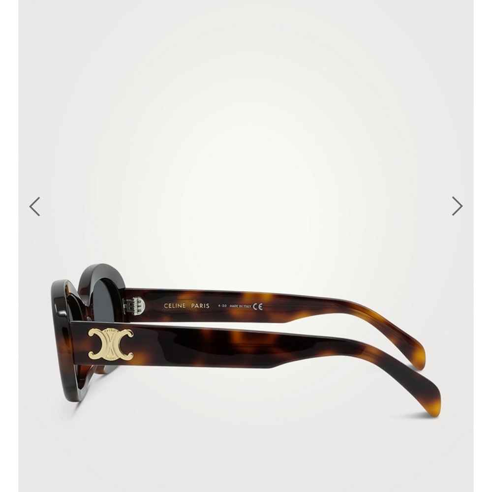 CELINE Triomphe Oval Sunglasses - Picture 8 of 11